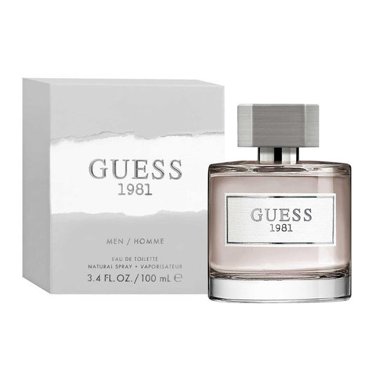 Guess Fragrance 1981 Eau De Toilette for Men, 3.4 Fluid Ounce