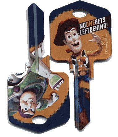 HILLMAN Buzz & Woody Kwikset House Key KW-D63