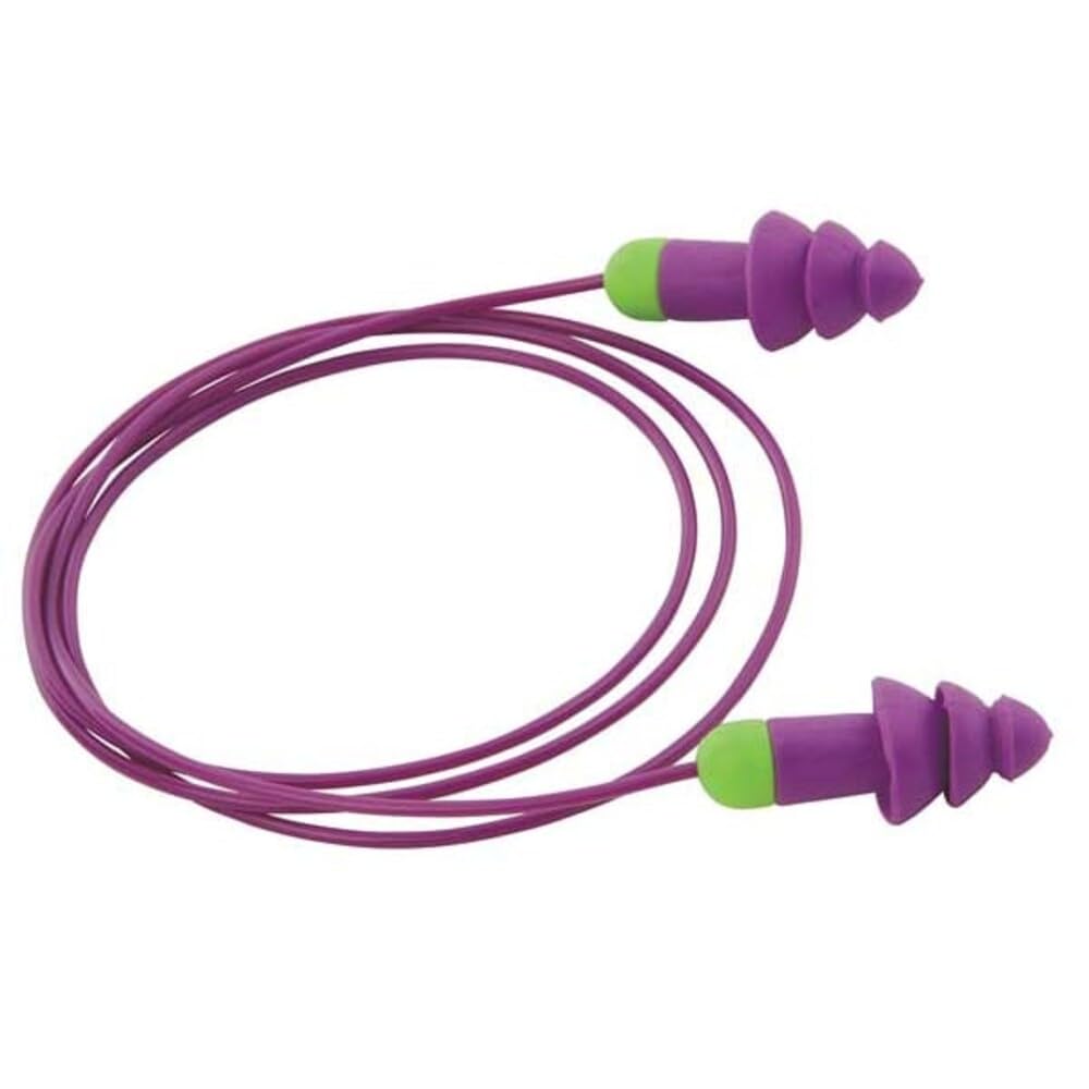 Rockets Individually Wrapped Reusable Corded Ear Plugs (Set of 50)