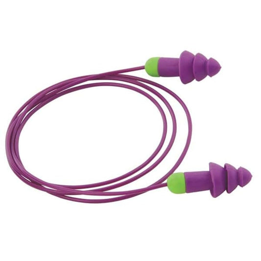 Rockets Individually Wrapped Reusable Corded Ear Plugs (Set of 50)