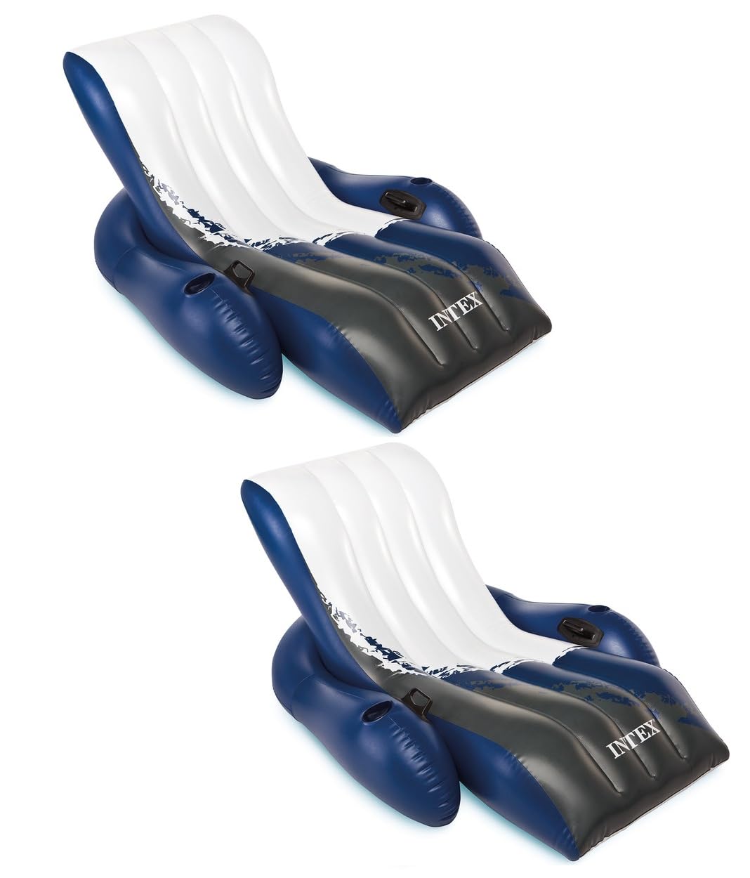 Intex Floating Recliner Inflatable Lounge 2-Pack