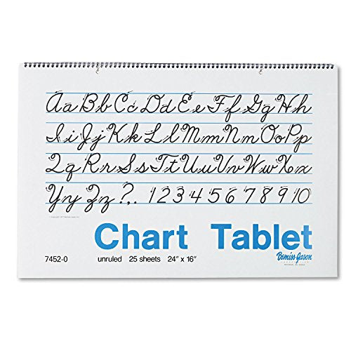 PACON TABLET CHART UNRLD 24X16