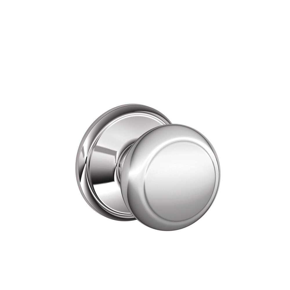 Schlage Andover Passage Knob F10-AND Bright Chrome