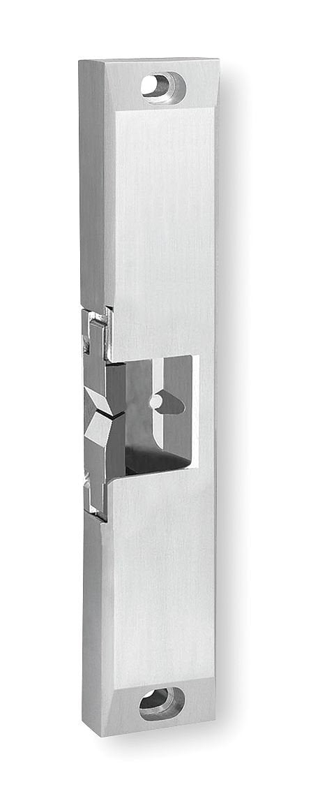 HES 9500 Series Stainless Steel Fire Rated Surface Mounted Electric Strike Body, Satin Stainless Steel Finish