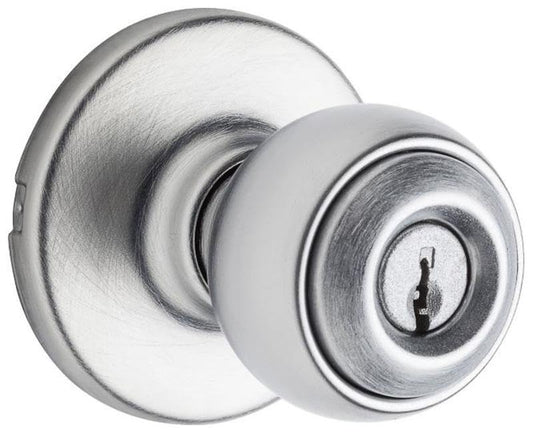 Kwikset 450P Polo Storeroom Door Knobset Satin Chrome