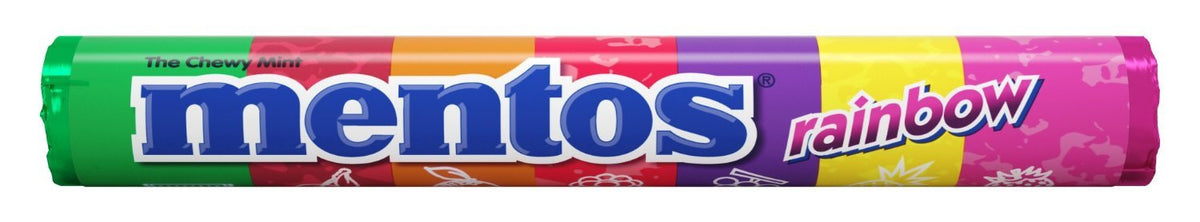 Mentos Singles Rainbow 1.32oz 24/15ct