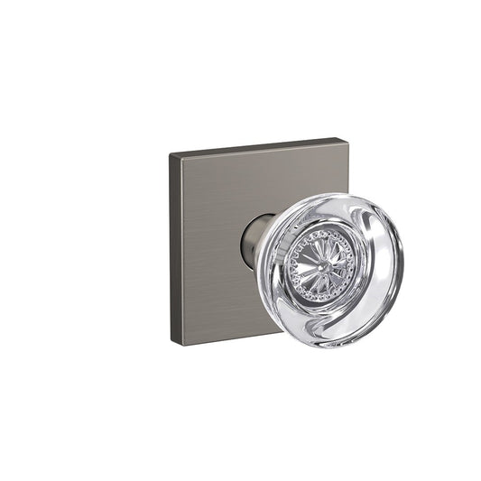 Schlage Hobson Glass Knob FC172 HOB 619 COL