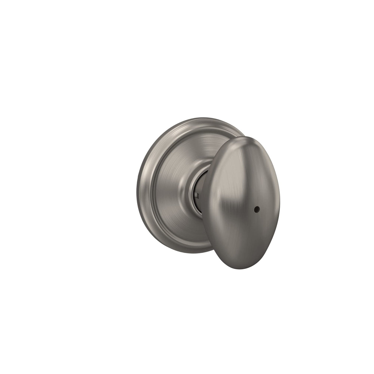 Schlage F40 SIE 619 Sienna Door Knob, Bed & Bath Privacy Lock, Satin Nickel