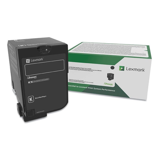 Lexmark Black Return Program Toner Cartridge for US Government, 3000 Yield (74C00KG)