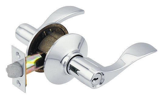 Schlage Accent Satin Chrome Keyed Entry Lever