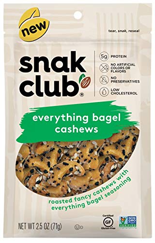 Snak Club Everything Bagel Cashews 2.5oz