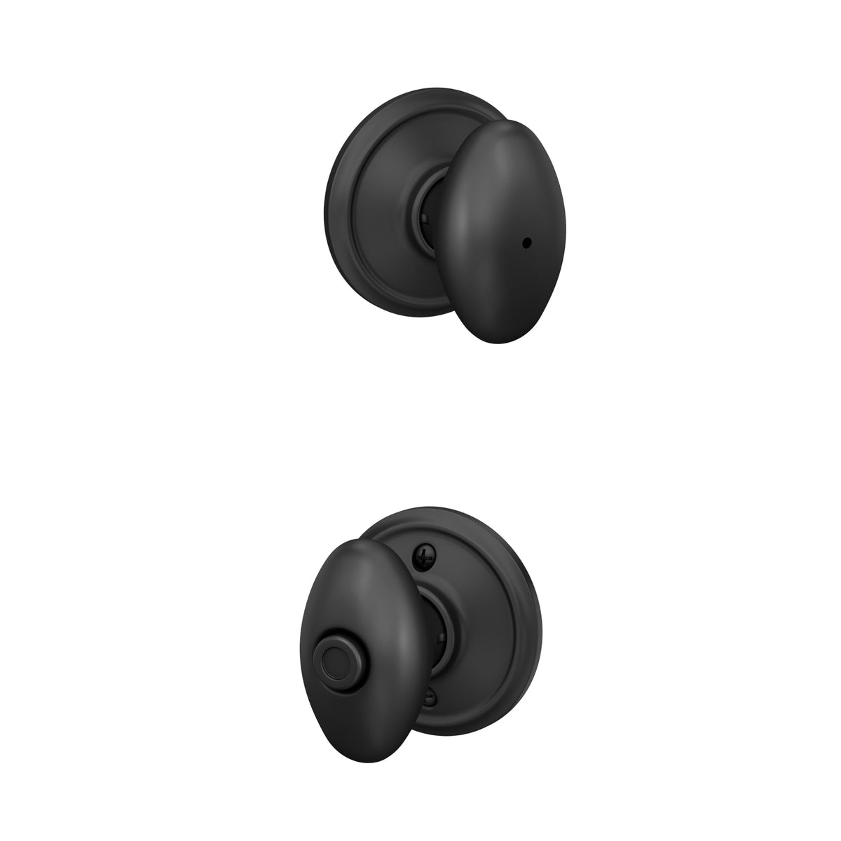 Schlage Sienna F40 SIE 622 Privacy Door Knob Matte Black