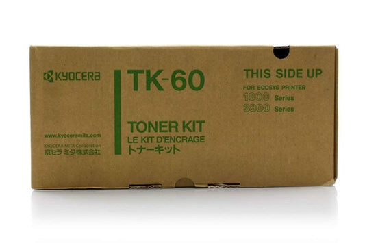 Triplenet Pricing 1T02BR0US0 Model TK-60 Black Toner Cartridge, Compatible with FS-1800, FS-1800N, FS-3800, FS-3800N Laser Printers; Up to 20000 Pages Yield TK60