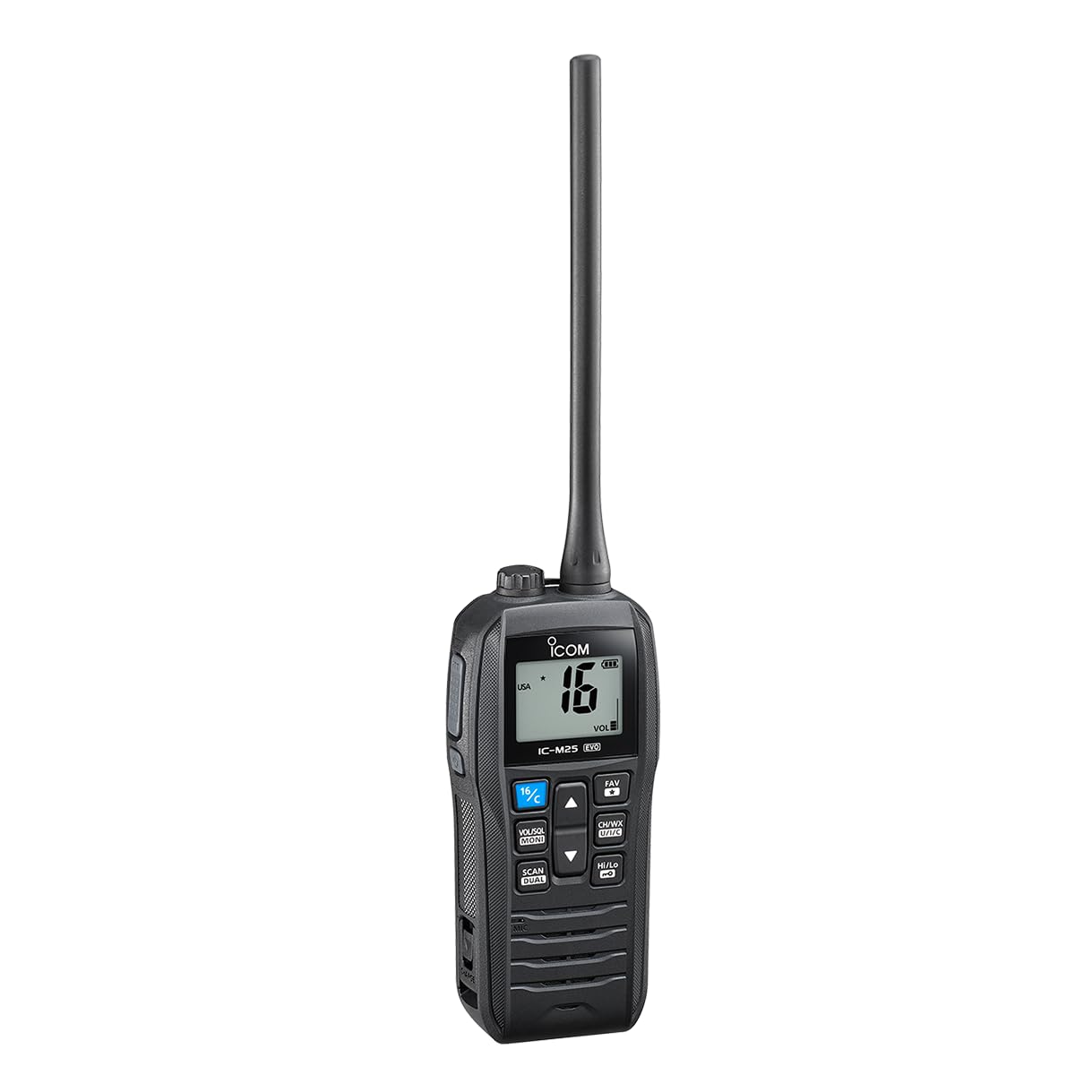 Icom IC-M25 EVO Handheld VHF Radio Black