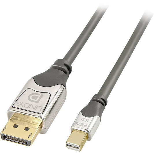 LINDY 36314 CROMO Mini DisplayPort to DisplayPort Cable - Grey, 5m