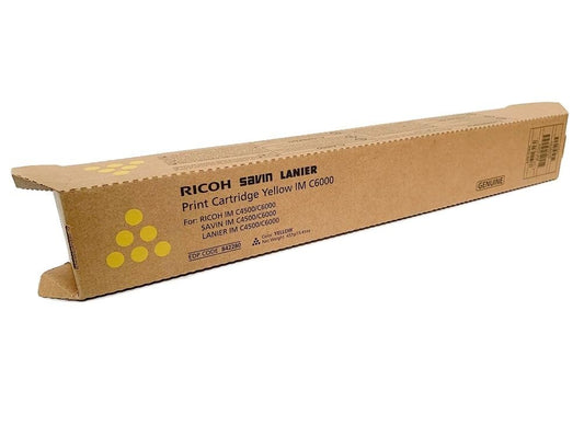 Ricoh Yellow Toner Cartridge 842280, 22,500 Pages