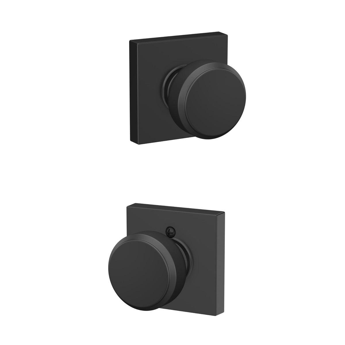 Schlage Bowery F10BWE622COL Knob with Collins Rose