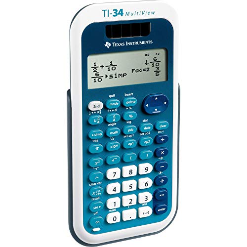 TI 34 Multi View Calc. Blue