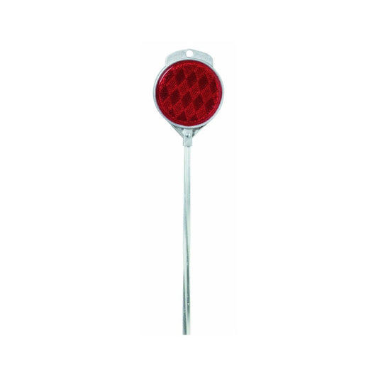 HY-KO Aluminum Driveway Marker DM100R48 48" Red