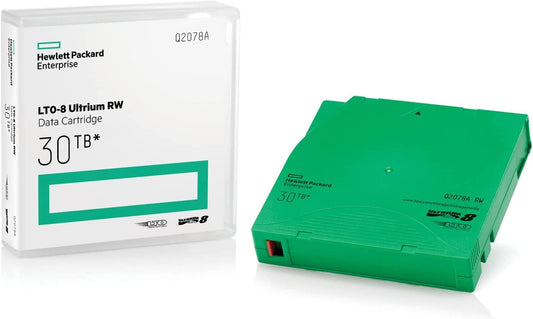 HPE LTO Ultrium 8 Tapes 12TB/30TB 10-Pack Q2078A