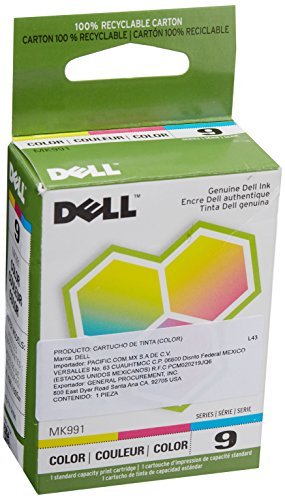 Dell MK993, 310-8387, 330-0972 (Series 9) Color High Capacity OEM Genuine Ink