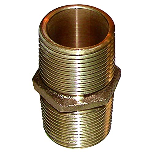 GROCO Bronze Pipe Nipple 1" NPT