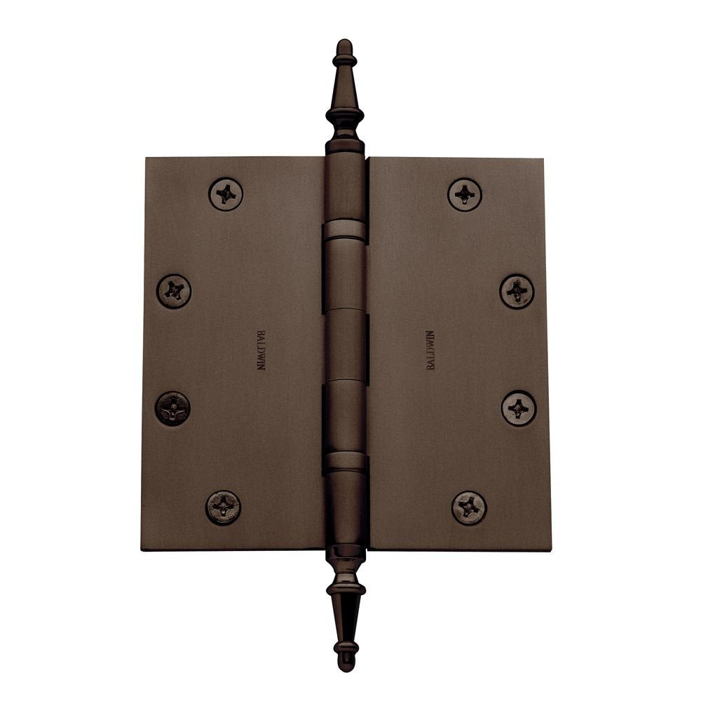 Baldwin 1051.I 5" x 5" Brass Mortise Hinge