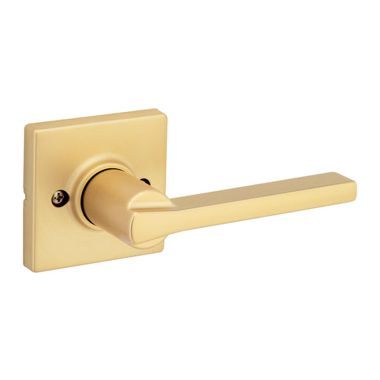 Kwikset Casey Dummy Door Handle Satin Brass