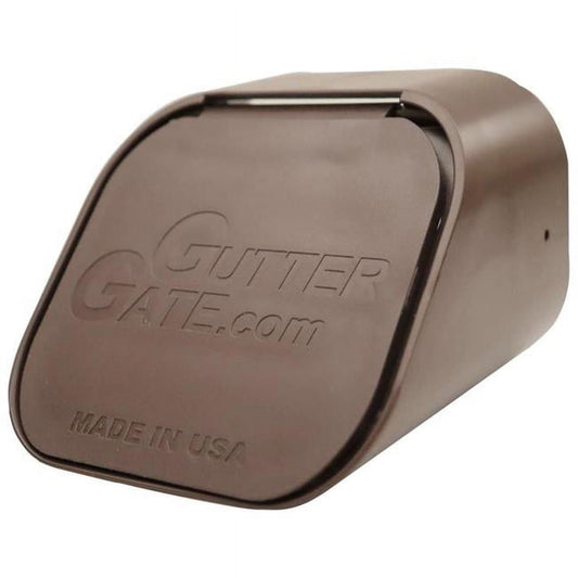 GutterGate 2"x3" Type-A Brown Gutter Downspout Extension Accessory