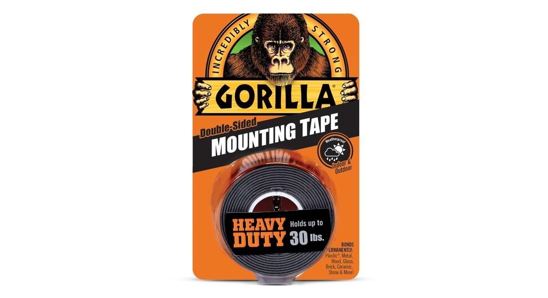GORILLA MOUNTG TAPE BLK