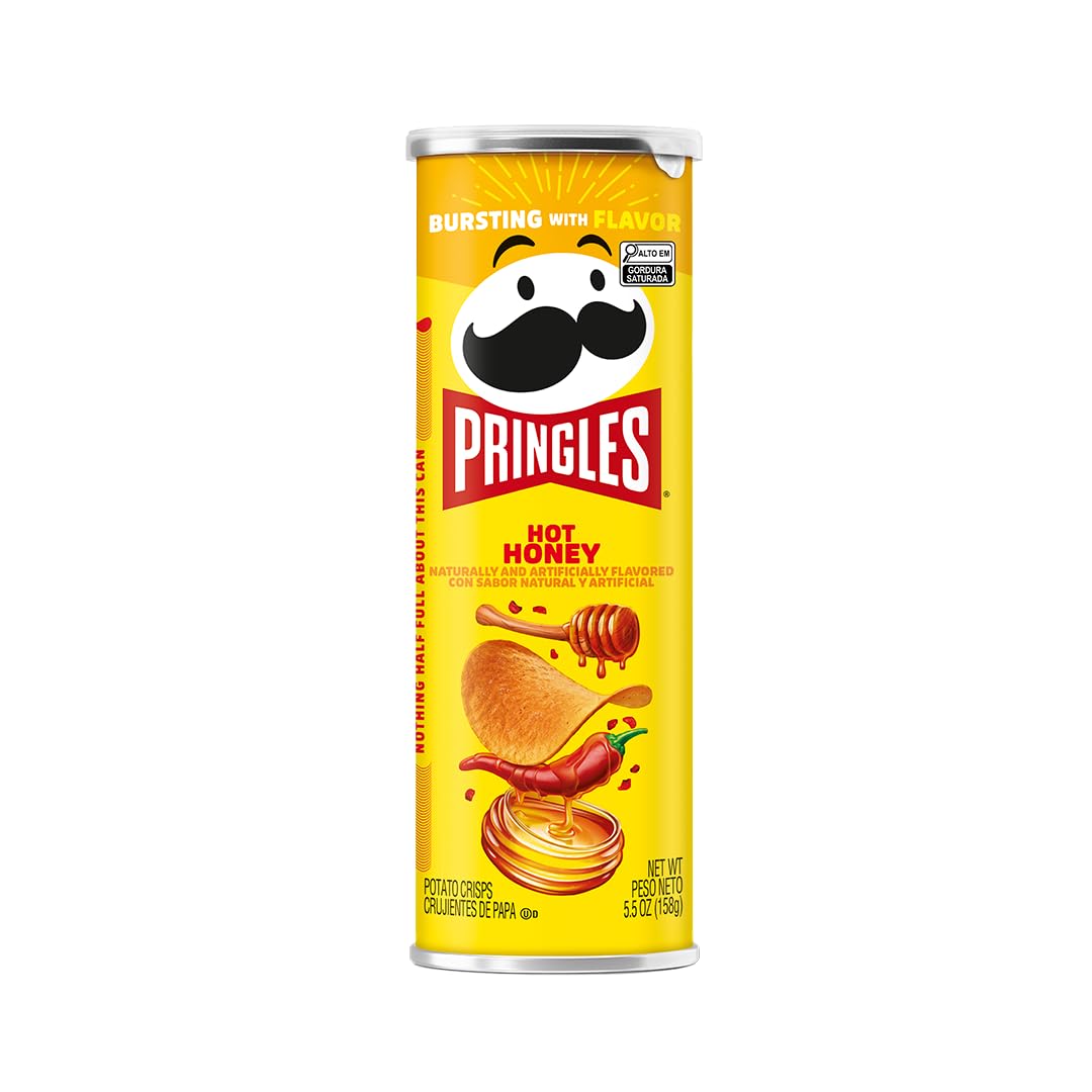 Pringles Hot Honey Potato Crisps Chips 5.5 oz