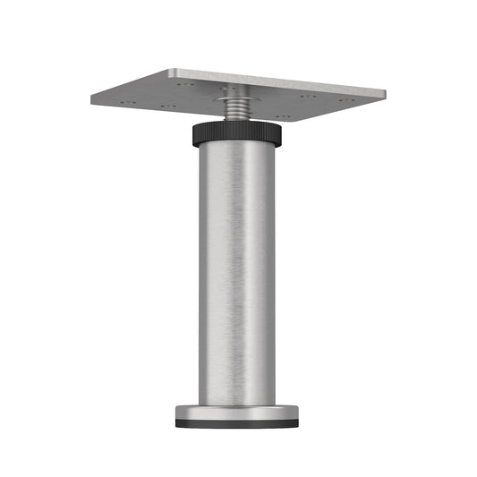 Richelieu Hardware 64217100155 BORSA-Ajustable Furniture Leg Leg-642, Satin Nickel