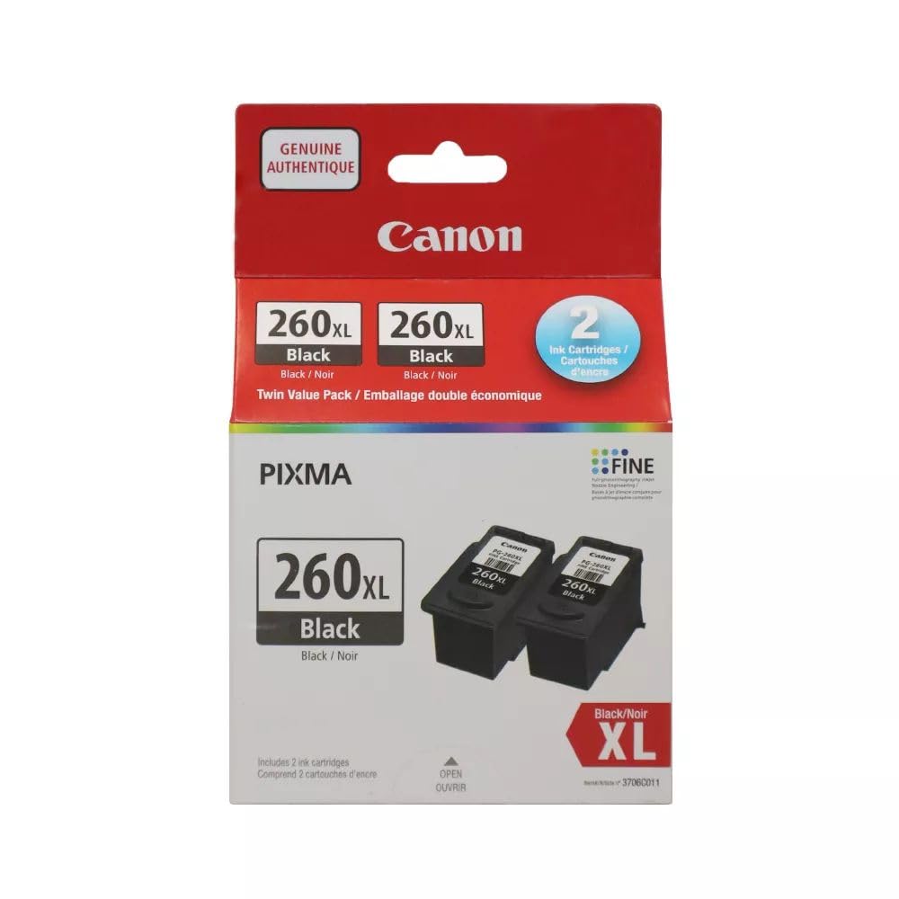 Canon PG-260XL Twin Pack Ink Cartridges