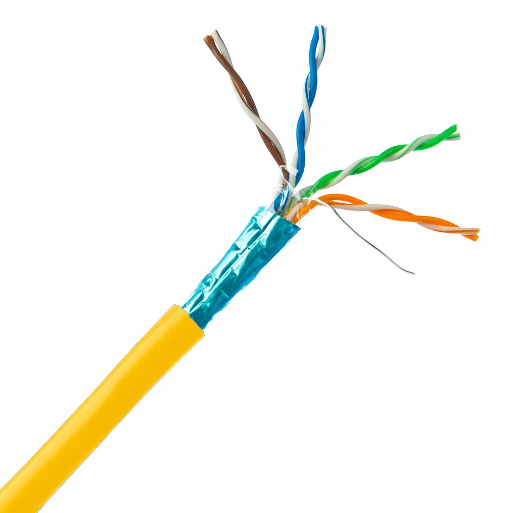 CableWholesale Cat5e Ethernet Cable 1000ft Yellow