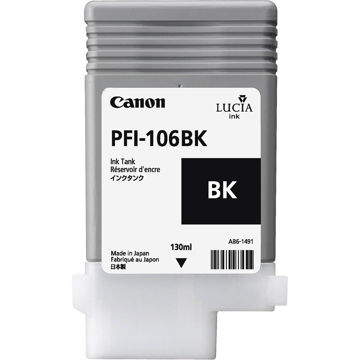 Canon PFI-106BK Ink Cartridge 130 mL Black