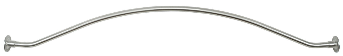 Pamex BSR-573 Curved Shower Curtain Rod 60 Inch Chrome