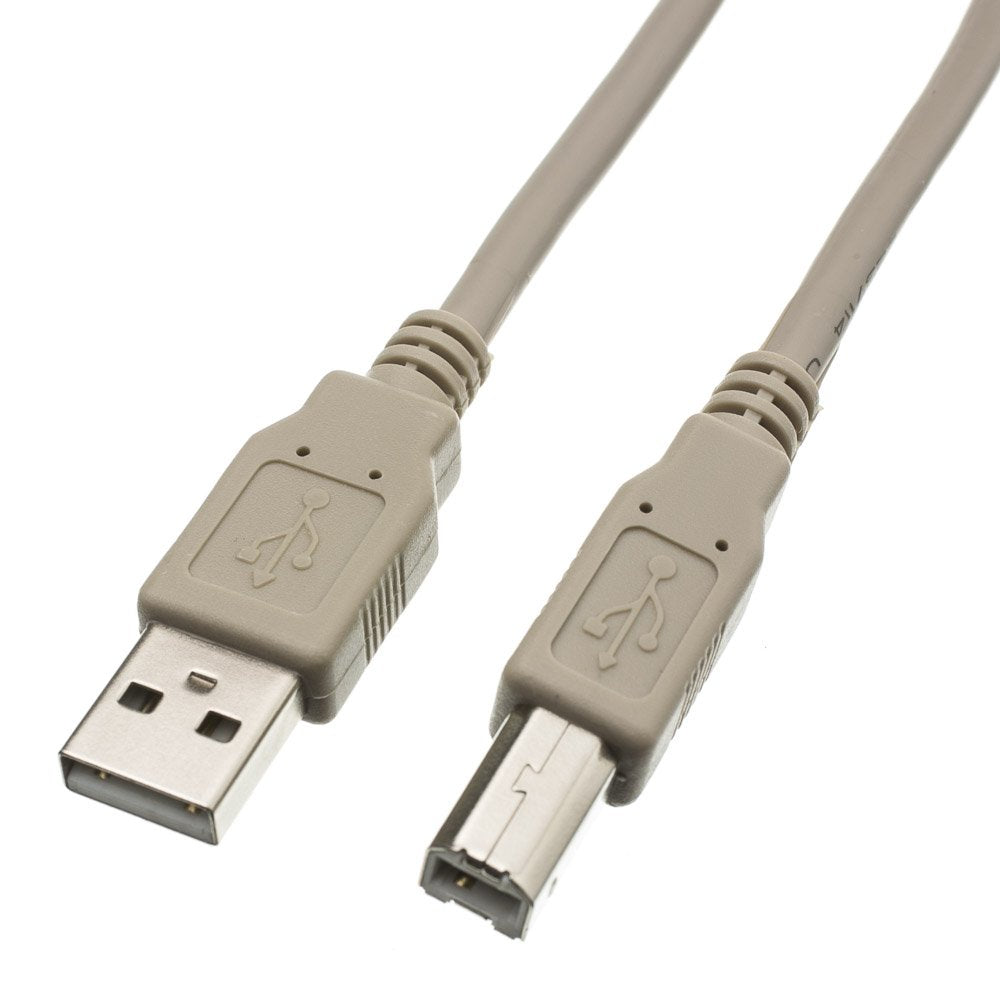 CableWholesale USB 2.0 Printer Cable 3ft Beige