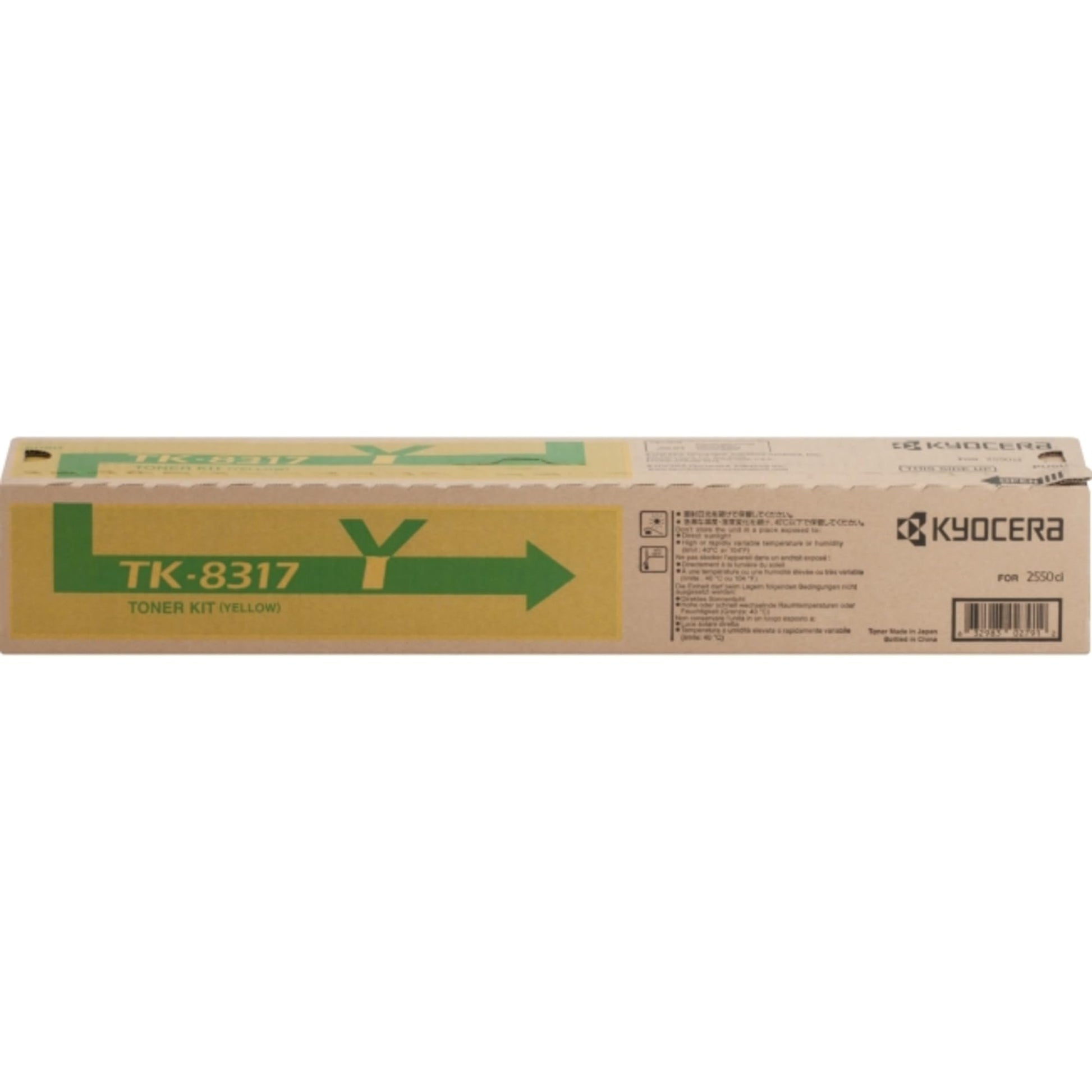 KYOCERA Mita Part# TK-8317Y Yellow Toner Cartridge (OEM) 25,000 Pages