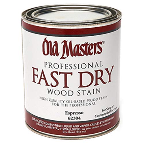 Old Masters 62304 Espresso, Fast Dry Stain, Oil Based, 1 Quart