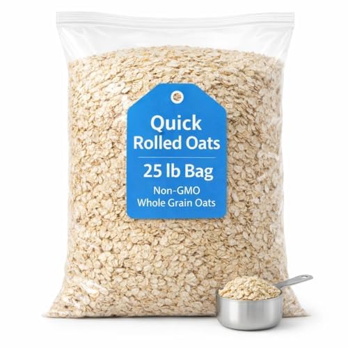 Quick Rolled Oats 25 lbs. by Grain Millers