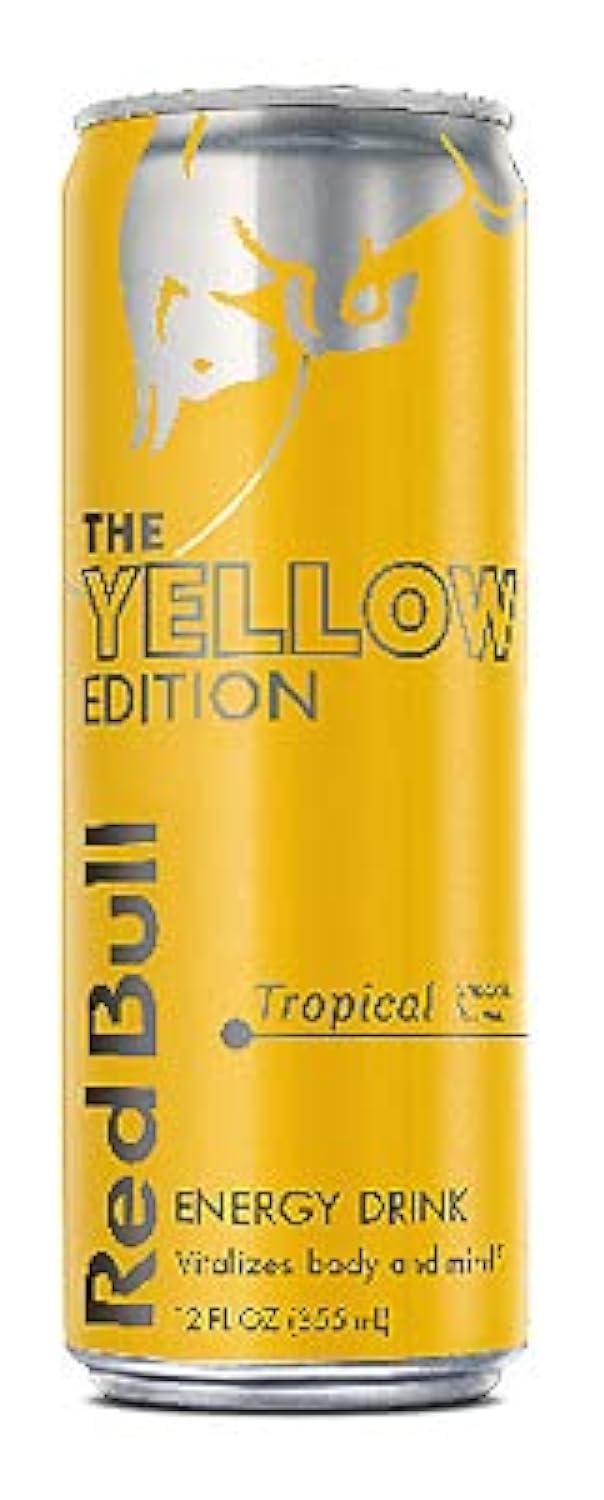Red Bull Yellow Edition Tropical 12 fl oz Pack of 8