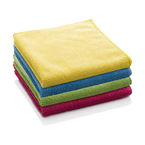 E-Cloth Microfiber Cloth, World's Leading Premium Microfiber Cleaning Cloth, Twice as Durable as Competition, 1 Year Guarantee, Ideal for Kitchen, Countertops, Sinks, and Bathrooms, Assorted, 1 Pack