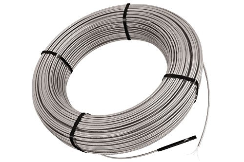 Schluter Ditra-Heat-E-HK Electric Floor Heating Cable Kit with Temperature Sensors - Ideal for Interior Tile Floors - Minimal EMF, Twisted Pair Cables, 240V, 339.4 Feet - DHEHK240103