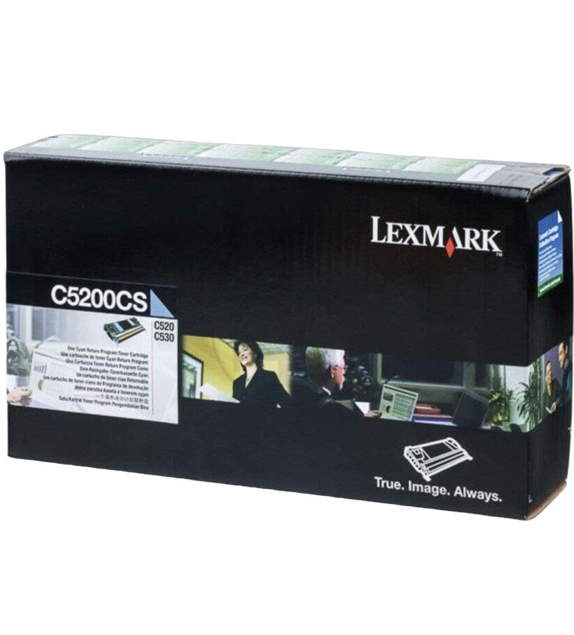 Lexmark Cyan Toner Cartridge for C520N/C530DN, 1,500 Pages