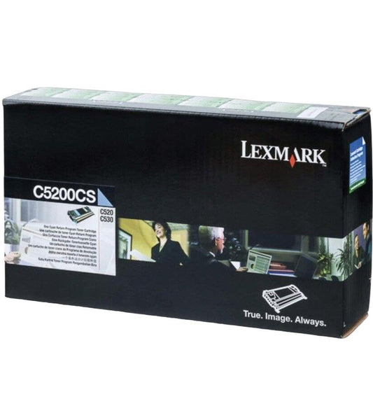 Lexmark Cyan Toner Cartridge for C520N/C530DN, 1,500 Pages