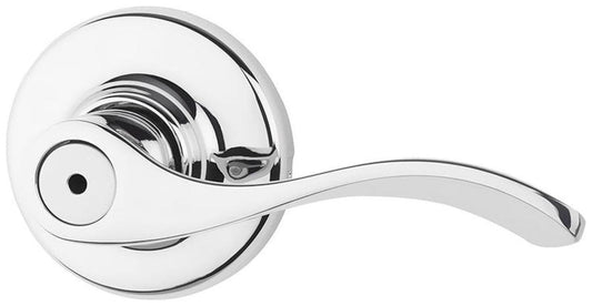 Kwikset Balboa Bed/Bath Lever 300BL Polished Chrome