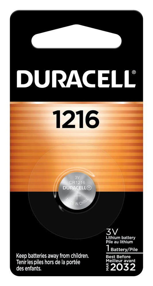 DURACELL DUE BATT MED 1216 1PK