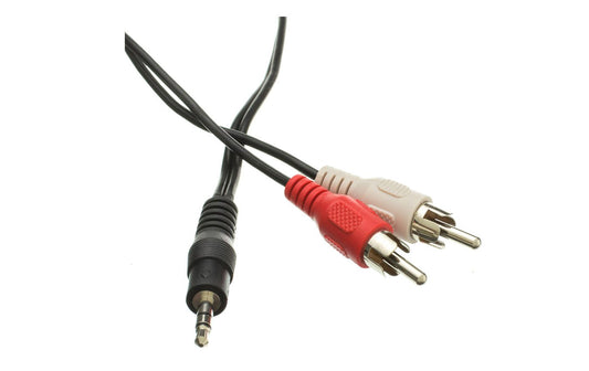 CableWholesale 3.5mm Stereo to RCA Audio Cable 6ft 2RCA-STE-6