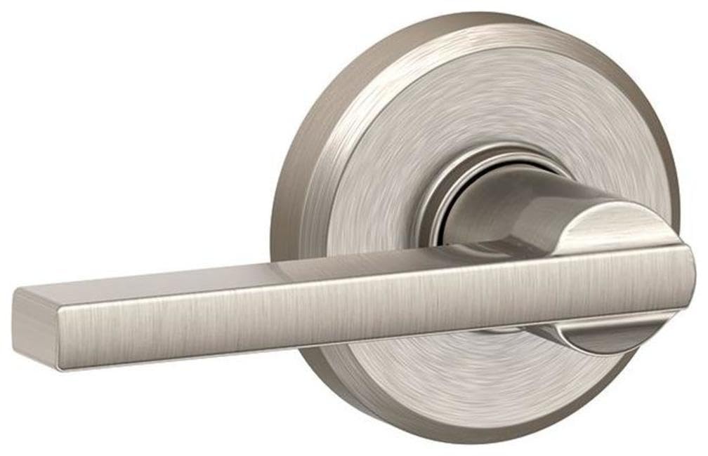 Schlage F10 Latitude Greyson Passage Lock Satin Nickel