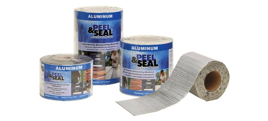 MFM Peel & Seal Self Stick Roll Roofing 6in x 33.5ft Aluminum